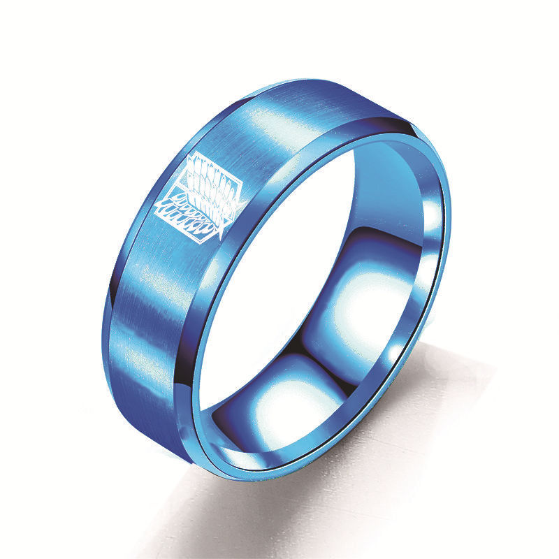 แหวนโลโก้หน่วยสำรวจ Attack on  - Levi Jewelry & Watches Inc บทวิจารณ์และราคา