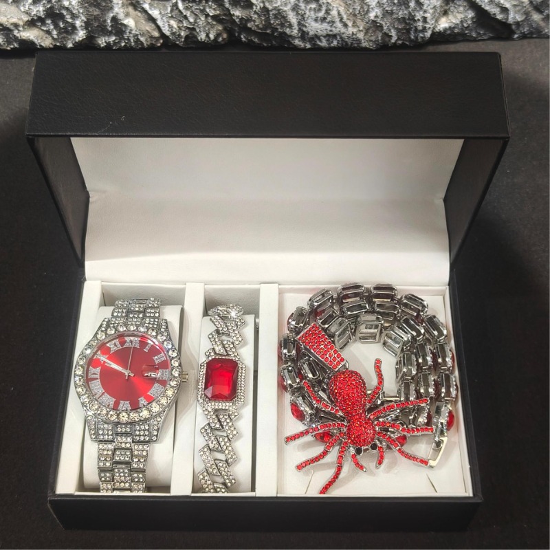 ชุดเครื่องประดับฮิปฮอปสำหรับผู - Icebox Jewelry Watches บทวิจารณ์และราคา