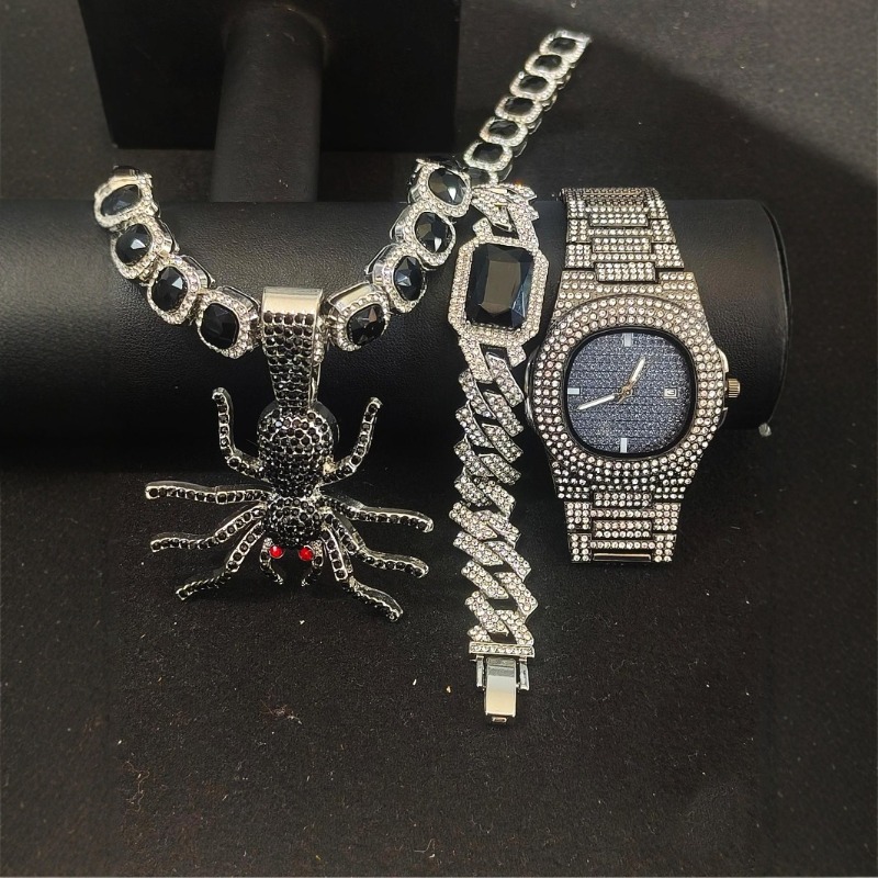 ชุดเครื่องประดับฮิปฮอปสำหรับผู - Icebox Jewelry Watches บทวิจารณ์และราคา